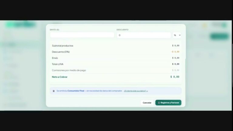 Ventas como Responsable Inscripto